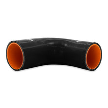 Cargar imagen en el visor de la galería, Mishimoto Silicone Reducer Coupler 90 Degree 2in to 2.25in - Black