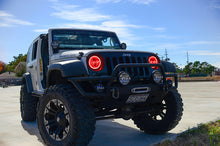 Cargar imagen en el visor de la galería, Oracle 07-17 Jeep Wrangler Surface Mount LED Headlight Halo Kit - Red