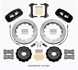 Wilwood AERO6 Front Hat Kit 15.00 15-23 Mustang w/Lines