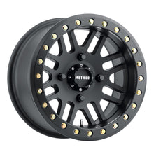 Cargar imagen en el visor de la galería, Method MR406 UTV Beadlock 14x10 / 5+5/-2mm Offset / 4x156 / 132mm CB Matte Black Wheel