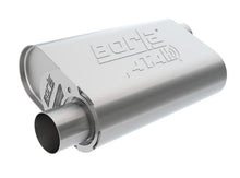 Cargar imagen en el visor de la galería, Borla CrateMuffler SBC 283 / 327 / 350 2.5 inch Offset/Center 14in x 4.35in x 9in Oval Muffler