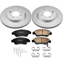 Cargar imagen en el visor de la galería, Power Stop 03-05 Honda Civic Front Z17 Evolution Geomet Coated Brake Kit