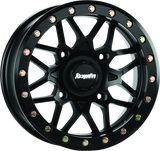 DragonFire Racing Typhon Wheel 15X7 4/156 5+2 +10 Machined Black