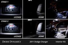 Cargar imagen en el visor de la galería, Diode Dynamics 11-23 Dodge Charger Interior LED Kit Cool White Stage 2