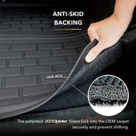 3D MAXpider 17-22 Hyundai Ioniq Hybrid No Sub Kagu Black Cargo Liner