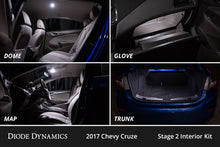Cargar imagen en el visor de la galería, Diode Dynamics 11-15 Chevrolet Cruze Interior LED Kit Cool White Stage 2