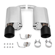 Cargar imagen en el visor de la galería, Mishimoto 2015+ Ford Mustang GT Street Axleback Exhaust w/ BlackTips