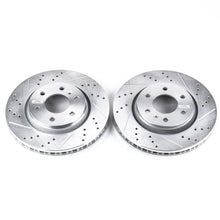 Cargar imagen en el visor de la galería, Power Stop 06-07 Buick Terraza Front Evolution Drilled &amp; Slotted Rotors - Pair