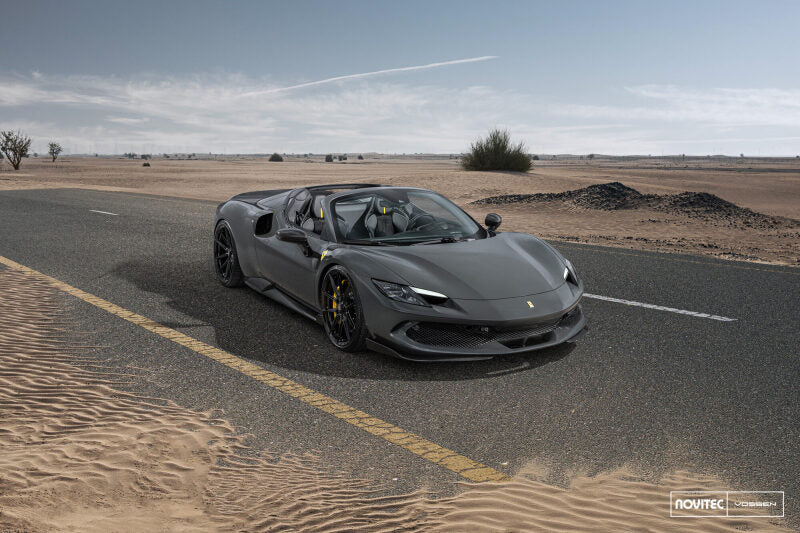 Vossen x Novitec NF10 21x9.5 / 5x114.3 / ET38 - Gloss Black Wheel - (Ferrari 296 - Front)