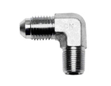 Cargar imagen en el visor de la galería, Wilwood 90 Deg Elbow Fitting -4 AN NPT Male to 1/8-27