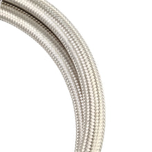 Cargar imagen en el visor de la galería, Mishimoto 3Ft Stainless Steel Braided Hose w/ -6AN Fittings - Stainless