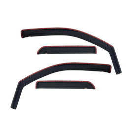 Westin 2007-2014 Chevy Silverado 2500/3500 Extended Cab In-Channel Wind Deflector 4pc - Smoke