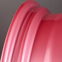 Cargar imagen en el visor de la galería, Gram Lights 57DR 18x9.5 +38 5x100 Sakura Pink Wheel (w/ Center Cap &amp; No. 21 BK Air Valve)