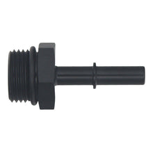 Cargar imagen en el visor de la galería, DeatschWerks 10AN ORB Male to 5/16in Male EFI Quick Connect Adapter - Anodized Matte Black