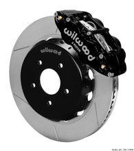 Cargar imagen en el visor de la galería, Wilwood Narrow Superlite 6R Dust Seal Front Hub Kit 14.00in w/ Lines 04-06 GTO