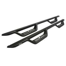 Westin 1999-2016 Ford F-250/F-350/F-450/F-550 Crew Cab Outlaw Drop Nerf Step Bars Textured Black
