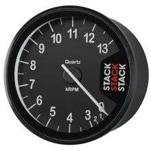 Cargar imagen en el visor de la galería, Autometer Stack Clubman Tachometer 80mm 0-3-13K RPM - Black