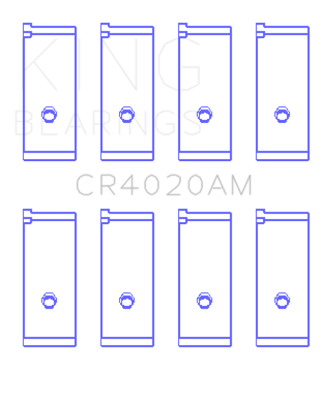 King Engine Bearings Suzuki G-13 (Size +0.75mm) Connecting Rod Bearing Set