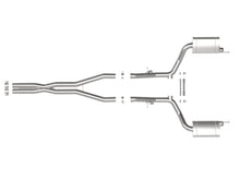 Cargar imagen en el visor de la galería, aFe MACH Force-Xp 3in 304 SS Cat-Back Exhaust 15-20 Dodge Charger Hellcat V8-6.2L (sc) / 392 V8-6.4L