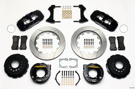 Wilwood AERO4 Rear P-Brake Kit 14.00in Chevy 12 Bolt-Spec 3.15in Bearing
