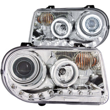 Cargar imagen en el visor de la galería, ANZO 2005-2010 Chrysler 300C Projector Headlights w/ Halo Chrome (CCFL) G2
