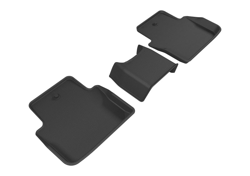 3D MAXpider 2015-2020 Acura TLX Kagu 2nd Row Floormats - Black