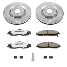 Cargar imagen en el visor de la galería, Power Stop 06-09 Cadillac XLR Front Z26 Street Warrior Brake Kit