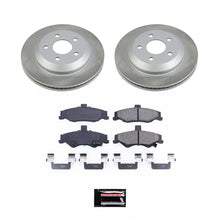 Cargar imagen en el visor de la galería, Power Stop 98-02 Pontiac Firebird Rear Semi-Coated Rotor Kit