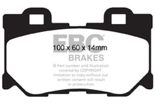 Cargar imagen en el visor de la galería, EBC 2013+ Infiniti Q50 Hybrid 3.5L Hybrid Sport Ultimax2 Rear Brake Pads
