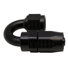 Cargar imagen en el visor de la galería, DeatschWerks 6AN Female Swivel 180-Degree Hose End CPE - Anodized Matte Black