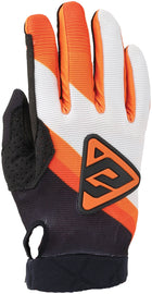 Answer Peak Flo Gloves Black/Hyper Orange/White - XS