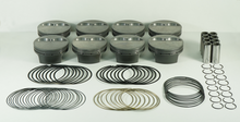 Cargar imagen en el visor de la galería, Mahle MS Piston Set SBC 420ci 4.155in Bore 3.875in Stroke 6.0in Rod .927 Pin -5cc 12.0 CR Set of 8