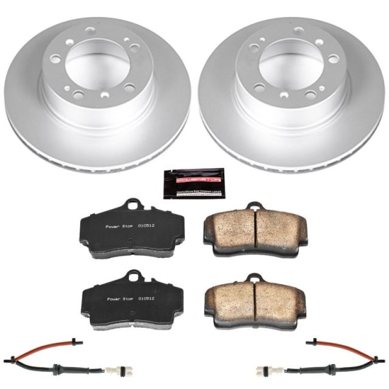 Power Stop 97-04 Porsche Boxster Rear Z23 Evolution Sport Coated Brake Kit