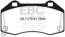 Cargar imagen en el visor de la galería, EBC 2017+ Fiat 124 Spider 1.4L Turbo Abarth Redstuff Front Brake Pads