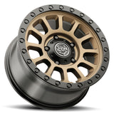 ICON Hulse 18x9 / 5x150 / 25mm / 6in BS Satin Bronze w/ Gloss Black Lip