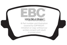 Cargar imagen en el visor de la galería, EBC 15+ Audi Q3 2.0 Turbo Ultimax2 Rear Brake Pads
