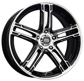 Enkei FD-05 16X7 5x100 50mm Offset 72.62mm Bore Black Machined Wheel (MOQ 40)
