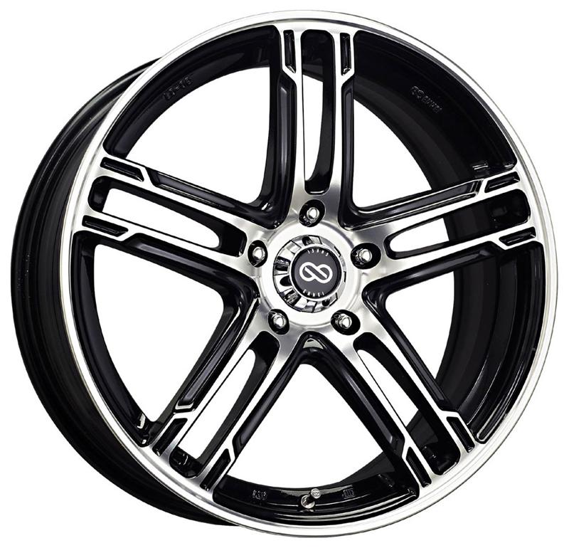 Enkei FD-05 18X7.5 5x114.3 53mm Offset 72.6mm Bore Matte Black Wheel (MOQ 40)