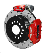 Cargar imagen en el visor de la galería, Wilwood Forged Dynalite Rear Electronic Parking Brake Kit - Red Powder Coat Caliper - SRP D/S Rotor