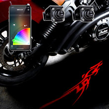 Cargar imagen en el visor de la galería, XK Glow Curb FX Bluetooth XKchrome App Waterproof LED Projector Welcome Light Tatoo Style 2pc