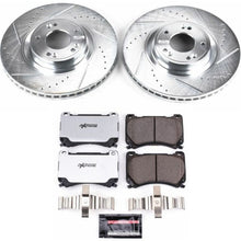 Cargar imagen en el visor de la galería, Power Stop 09-14 Hyundai Genesis Front Z26 Street Warrior Brake Kit