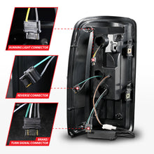 Cargar imagen en el visor de la galería, ANZO 00-06 Chevrolet Tahoe / GMC Yukon Full LED Taillights w/ Lightbar Black Housing/Clear Lens