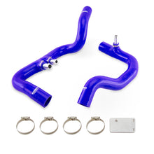 Cargar imagen en el visor de la galería, Mishimoto 2018+ Jeep Wrangler JL / Gladiator JT 3.6L AT Blue Silicone Radiator Coolant Hose Kit