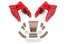 Cargar imagen en el visor de la galería, BMR 64-72 Chevy Chevelle Rear Control Arm Relocation Brackets - Red