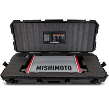 Load image into Gallery viewer, Mishimoto Universal Carbon Fiber Intercooler - Matte Tanks - 600mm Black Core - S-Flow - C V-Band