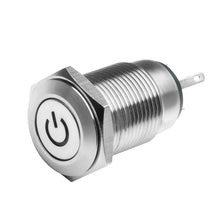 Cargar imagen en el visor de la galería, Oracle Pre-Wired Power Symbol On/Off Flush Mount LED Switch - Amber