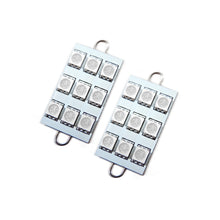 Cargar imagen en el visor de la galería, Oracle 44MM 6 LED 3 Chip - Loop Festoon Bulbs (Pair) - Red