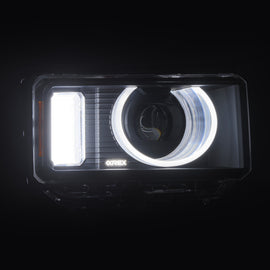 AlphaRex 24-26 Toyota LC Heritage LUXX LED Proj Headlight Blk  w/Activ Light/Seq Signal/Switchback