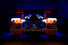 Cargar imagen en el visor de la galería, Oracle Ultima GTR LED Waterproof Tail Light Halo Kit - 4 Rings - Red