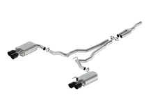 Cargar imagen en el visor de la galería, Ford Racing 2024 Mustang 2.3L Extreme Active Cat-Back Exhaust System Black Tips